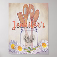 Vordere Beilage für einen benutzerdefinierten Reci