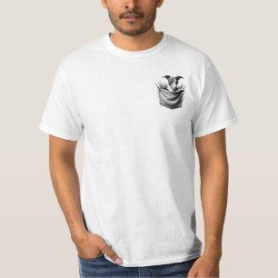 Vordere Pocket-Whippet T-Shirt