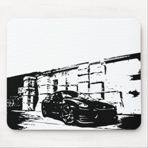 Vordere Position der Skyline Mousepad