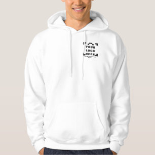 Vordere Tasche +optionale Rückseite, Business-Logo Hoodie