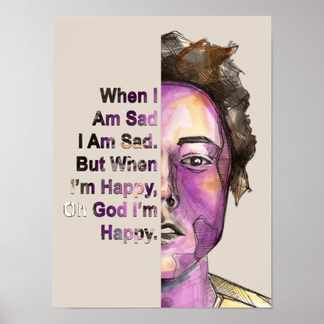 Vordere Töne - Blitzlicht Poster (Vorne)