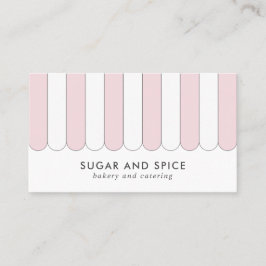 Vordere Visitenkarte im rosa Strickspeicher