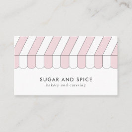 Vordere Visitenkarte im rosa Strickspeicher