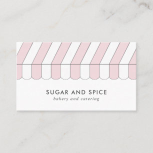 Vordere Visitenkarte im rosa Strickspeicher