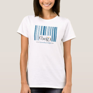 Vorderer Barcode, hinteres Bytelogo T-Shirt