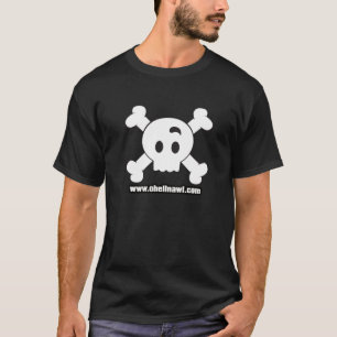 Vorderer Druckaugenbrauenschädel T T-Shirt