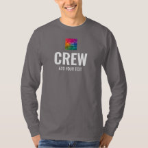 Vorderes Design Druck Langschläfer Crew