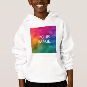 Vorderes Design Hinzufügen von Boxen mit weißer Vo Hoodie