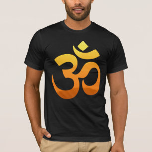 Vorderes Design Om Mantra Meditation Yoga Männer T-Shirt