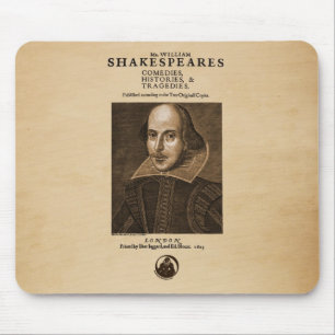 Vorderes Stück zu Shakespeares erstem Folio Mousepad