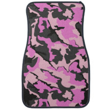 Vorderradmatten in rosa Camouflage