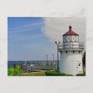 Vorderseite des Hafenbereichs von Newburyport Post Postkarte