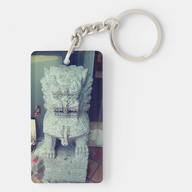 Vorderseite des Ladens Schlüsselanhänger (Rückseite)