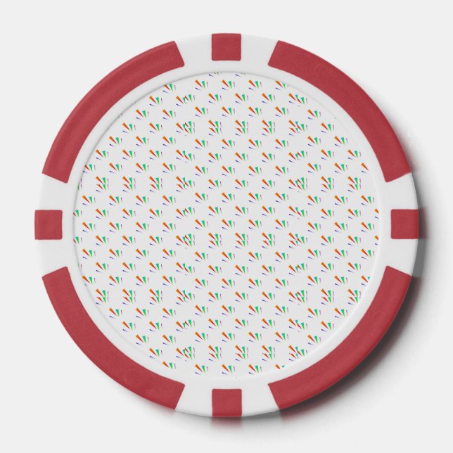 Vorderseite und Rückseite eines Pokerchips (Vorderseite)