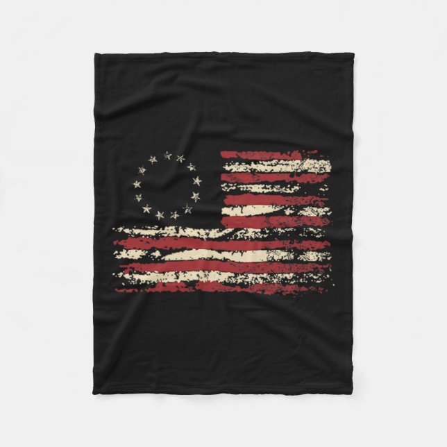 Vorderseite und Rückseite - Ich stimme für verurte Fleecedecke (Vorderseite)