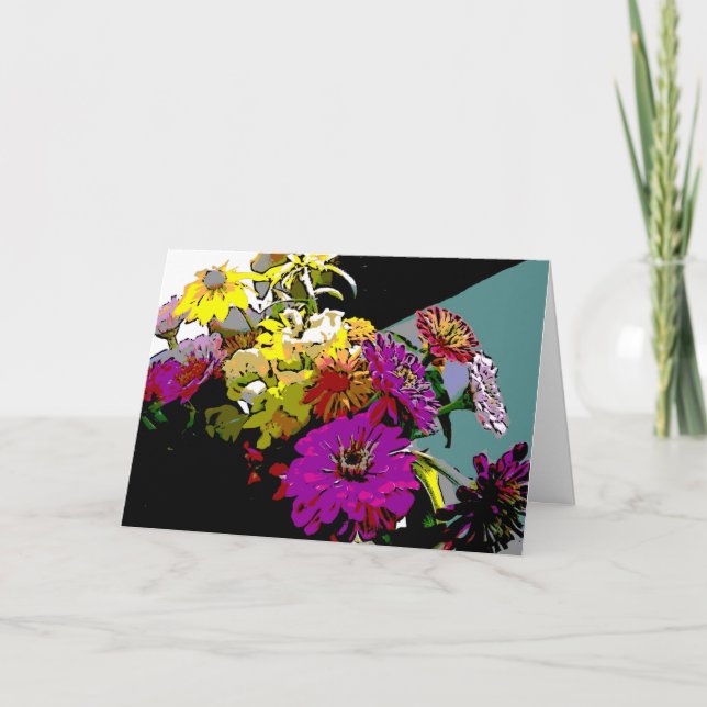 Vordersitzkarte des Bouquet Muttertags Karte (Vorderseite)