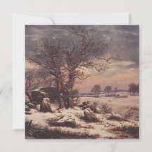 Vordingborg im Winter von J.C. Dahl Fine Art