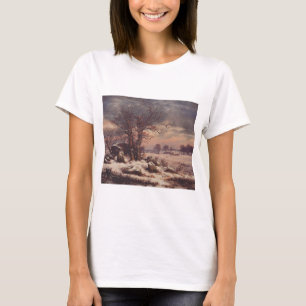 Vordingborg im Winter von J.C. Dahl Fine Art T-Shirt