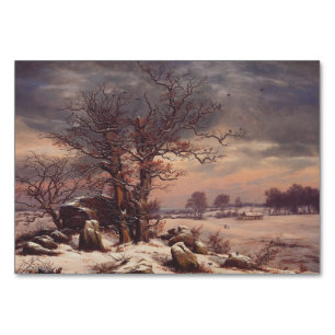 Vordingborg im Winter von J.C. Dahl Fine Art Tischnummer