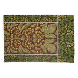 Vordruckmuster aus antikem Leaf Kissenbezug