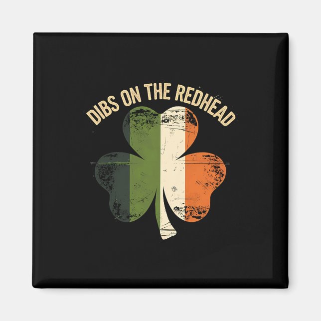Vorfahrt für die Rothaarige - St. Patricks Day 202 Magnet (Vorne)