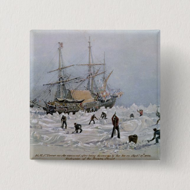 Vorfälle auf einer Handelsreise: HMS-Terror Button (Vorderseite)