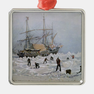 Vorfälle auf einer Handelsreise: HMS-Terror Silbernes Ornament