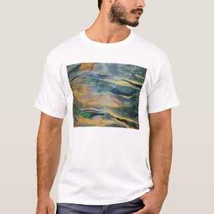 Vorfälle von Farben und von Ebenen (Tempera und T-Shirt