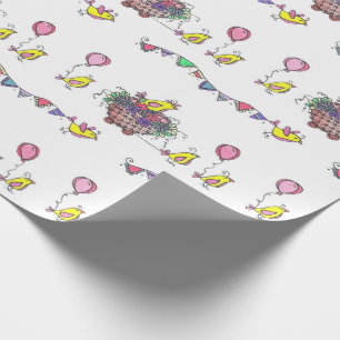 Vorführung der feierlichen Vogelparade Geschenkpapier