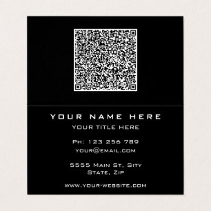 Vorgabe der Farbe für die QR-Cote-Visitenkarte Visitenkarten