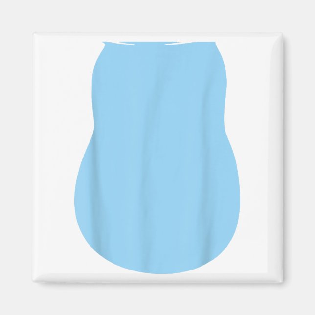 Vorgeben Alien Dog Kostüm Halloween Blue Alien Dog Magnet (Vorne)