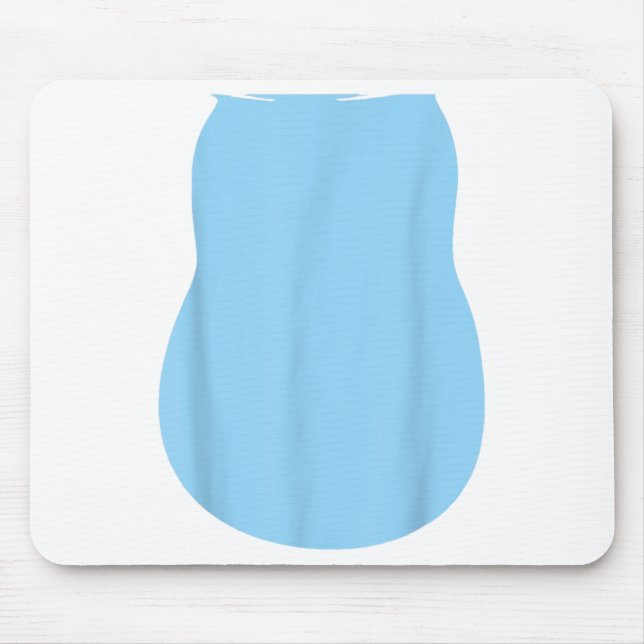 Vorgeben Alien Dog Kostüm Halloween Blue Alien Dog Mousepad (Vorne)