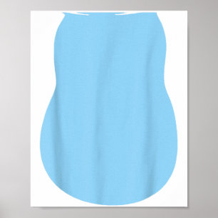 Vorgeben Alien Dog Kostüm Halloween Blue Alien Dog Poster