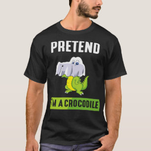 Vorgeben, ein Krokodil zu sein T-Shirt