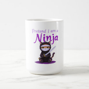 Vorgeben, ich sei ein Ninja - Funny Halloween-Kost Kaffeetasse