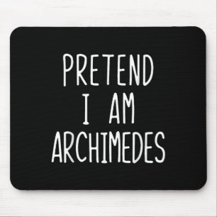 Vorgeben im Archimedes Kostüm Halloween Lazy Adult Mousepad