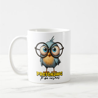Vorgeben, normale Tasse von Vögeln zu sein
