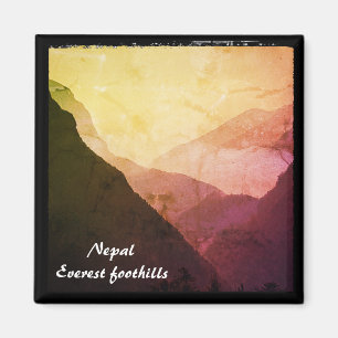 Vorgebirge des Everest, Vintager Himalaya, Nepal Magnet