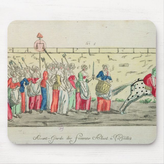 Vorgerückter Schutz der Frauen, die zu gehen Mousepad (Vorne)