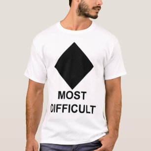 Vorgerückter Skifahrer oder Snowboarder T-Shirt