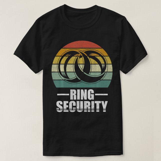 Vorgeschenk für den Retro Ring Sicherheitsring T-Shirt (Design vorne)