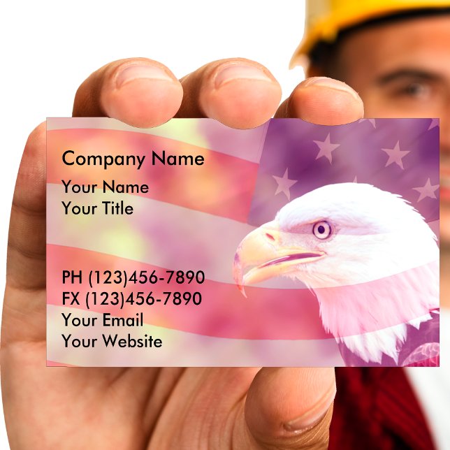 Vorgeschichte der Patriotic Business Cards Visitenkarte (Von Creator hochgeladen)