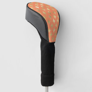 Vorgeschichte des geometrischen Musters des benutz Golf Headcover