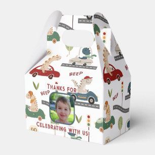 Vorgeschichtliche Gruppen farbiger Dinosaurier-Bil Geschenkschachtel