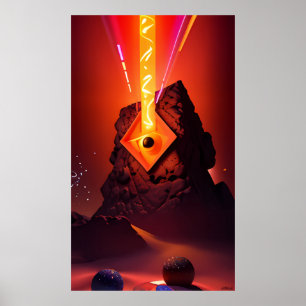 Vorgeschichtliche Schnittstelle Poster