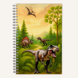 Vorgeschichtliches Dinosaurier Adventure Journal Notizbuch