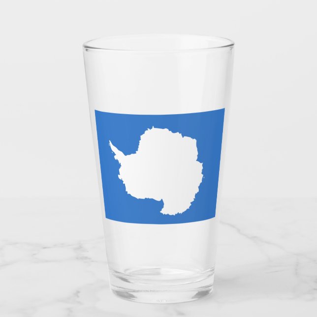 Vorgeschlagene Flagge der Antarktis (von Graham Ba Glas (Vorderseite)