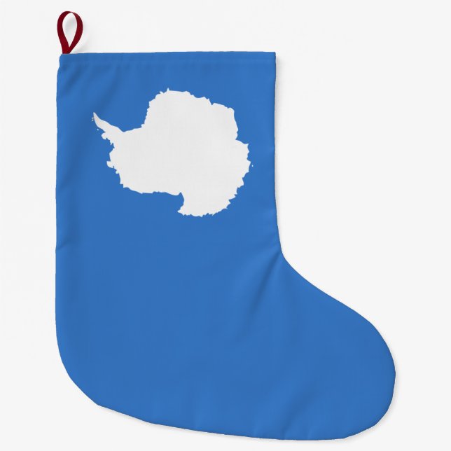 Vorgeschlagene Flagge der Antarktis (von Graham Ba Großer Weihnachtsstrumpf (Vorderseite)