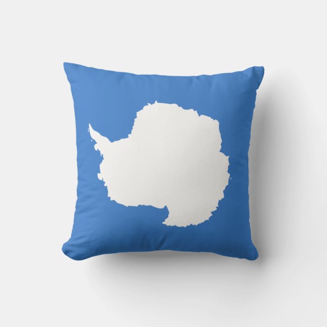 Vorgeschlagene Flagge der Antarktis (von Graham Ba Kissen (Vorderseite)