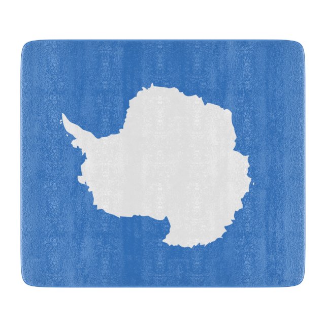 Vorgeschlagene Flagge der Antarktis (von Graham Ba Schneidebrett (Vorderseite)